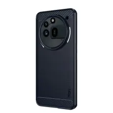 MOFI Nothing Phone 3a Pro Skal Borstad St&aring;l Textur Bl&aring;