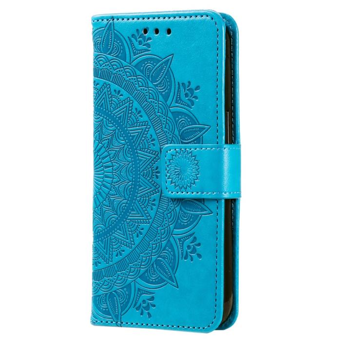 Bild 4, Xiaomi Redmi Note 12 4G Fodral Mandala Läder Blå