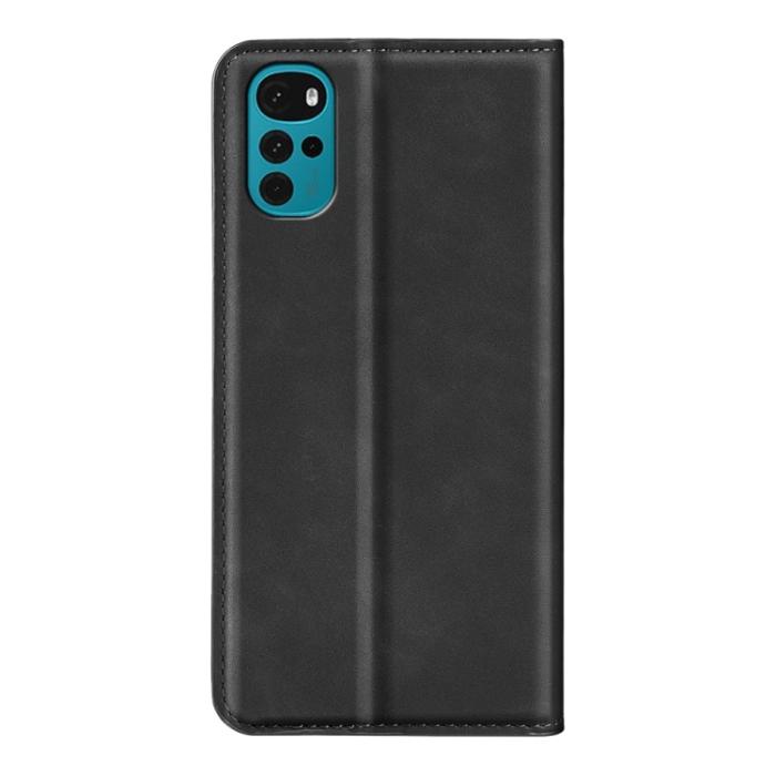 Bild 3, Motorola Moto G22 Fodral Retro Flip Svart