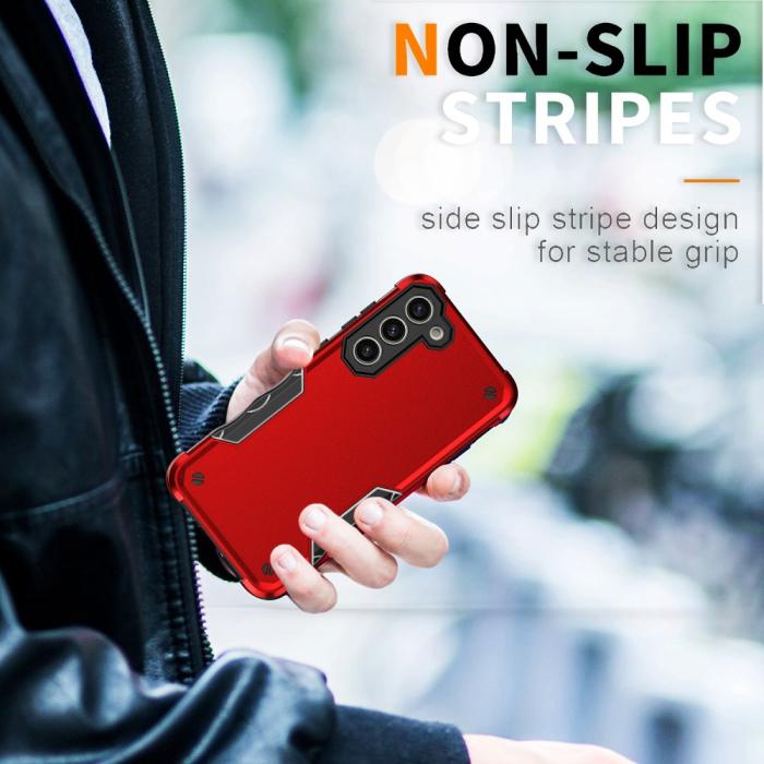 Bild 4, Samsung Galaxy S24 Skal Rugged Shockproof Hybrid Blå