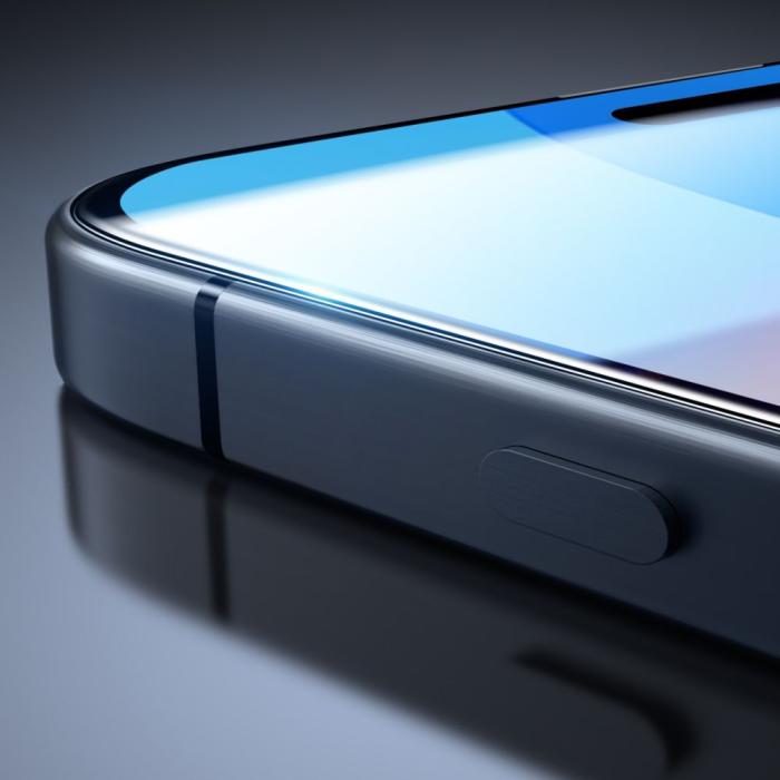 Bild 5, ESR iPhone 16 Pro 2-PACK Skärmskydd Med Ram Härdat Glas Transparent