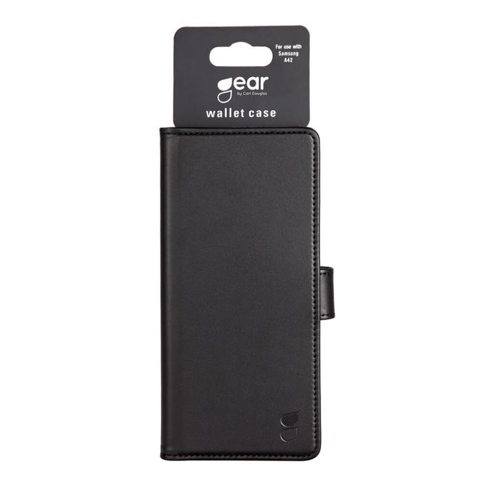 Bild 2, GEAR Samsung Galaxy A42 Fodral Läder Svart