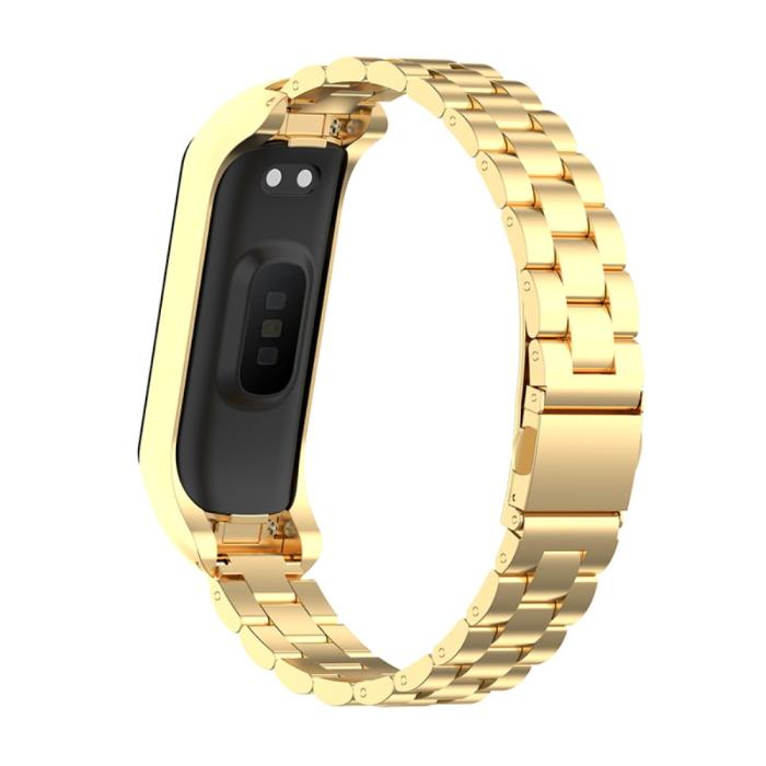 Bild 4, Samsung Galaxy Fit 2 Lyxigt Metallarmband Guld