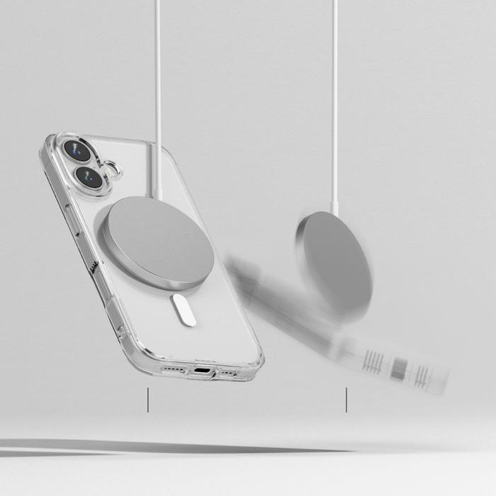 Bild 6, Ringke iPhone 16 Skal MagSafe Fusion Transparent