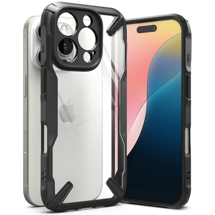 Bild 1, Ringke iPhone 16 Pro Skal Fusion X Svart