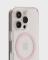 holdit iPhone 16 Mobilskal MagSafe Rosa/Transparent