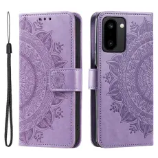 OnePlus 15R Fodral Mandala L&auml;der Lila