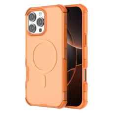 iPhone 16 Pro Skal MagSafe Shockproof Hybrid Orange