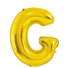 Bokstavsballong G 70 cm Guld