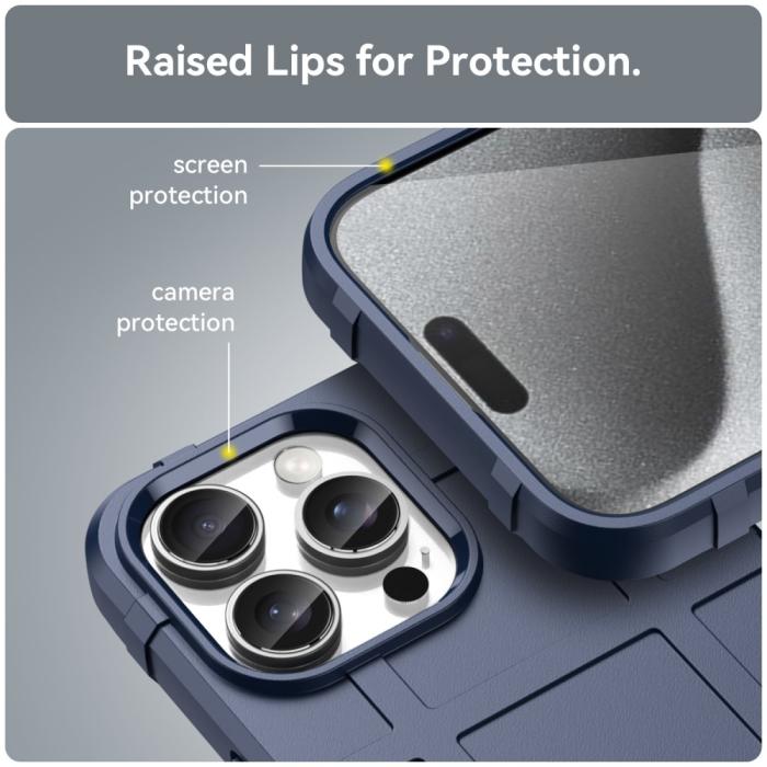 Bild 6, iPhone 16 Pro Skal Robust Blå
