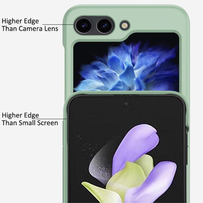 Bild 4, Galaxy Z Flip 6 / 7 FE Skal Skin Touch Ringhållare Orange