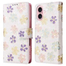 iPhone 16 Fodral Med Tryck Färgglada Blommor RFID