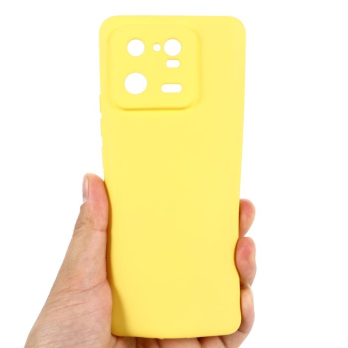 Bild 3, Xiaomi 13 Pro 5G Skal Liquid Silikon Gul