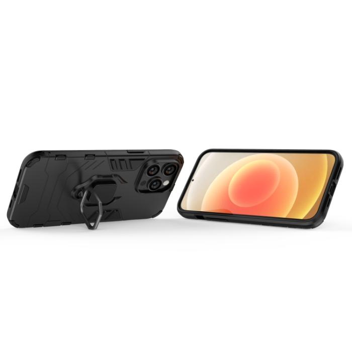Bild 3, iPhone 14 Pro Max Skal Ring Hybrid Armor Svart