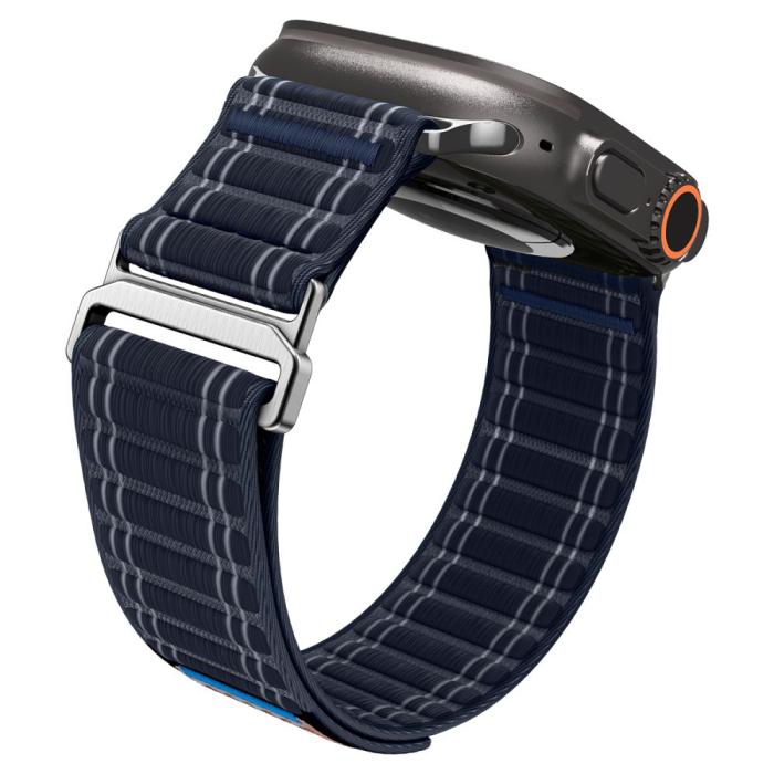 Bild 6, Spigen Apple Watch 42/44/45/46/49 mm Klockarmband Navy