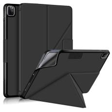 iPad Air 2025-2020 / Pro 11 Fodral Läder Origami Svart