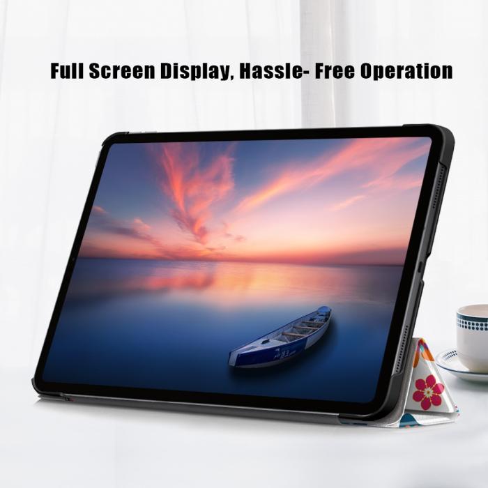 Bild 5, iPad Air 2025-2020/Pro 11 Tri-Fold Fodral Pennhållare Fjärilar
