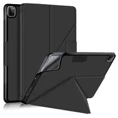 iPad Air 2025-2020 / Pro 11 Fodral Läder Origami Svart