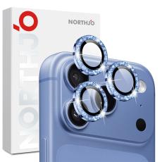 NORTHJO iPhone 18 Pro/18 Pro Max Linsskydd Glitter