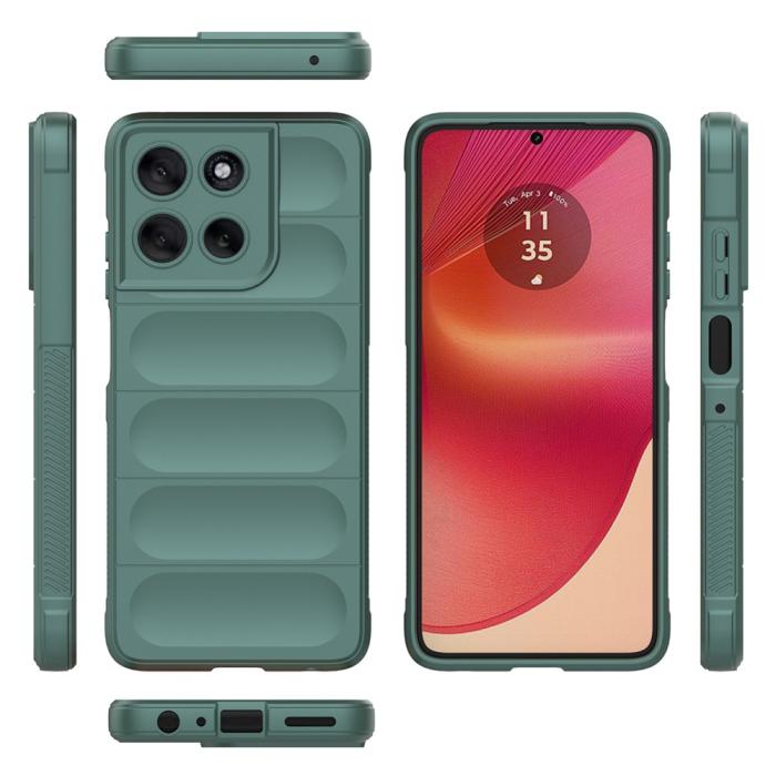 Bild 5, Motorola Moto G56 5G Skal Magic Shield Grön