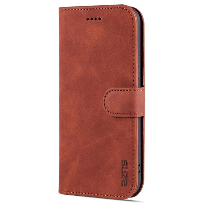 Bild 2, AZNS iPhone 14 Plus Fodral Skin Touch Brun