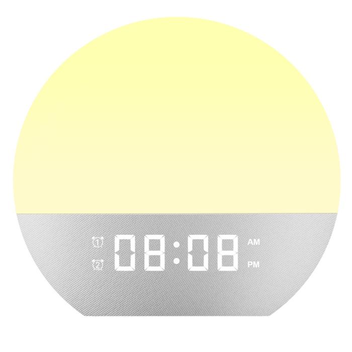 Bild 1, Nattlampa / Väckarklocka Med Soluppgång