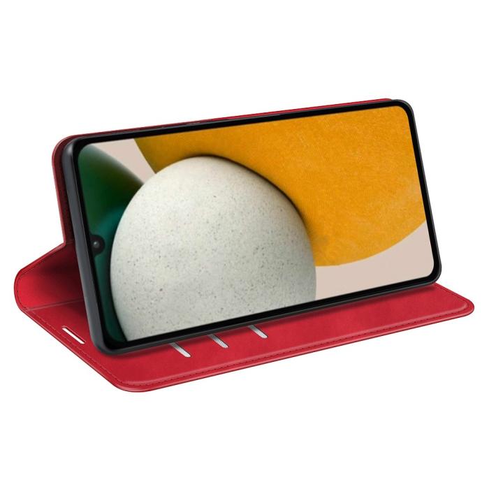 Bild 3, Samsung Galaxy A15 5G Fodral Flip Skin Touch Röd