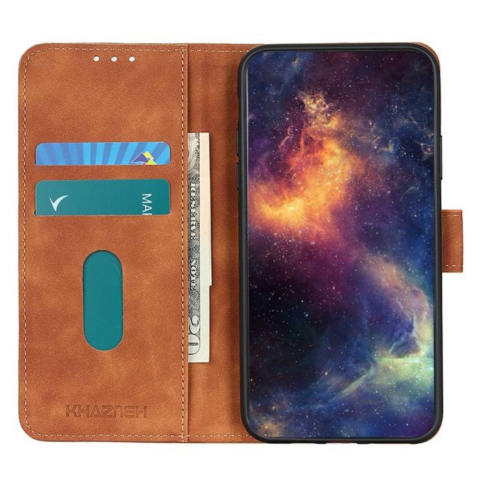Bild 2, KHAZNEH Samsung Galaxy A57 5G Fodral Retro Läder Brun