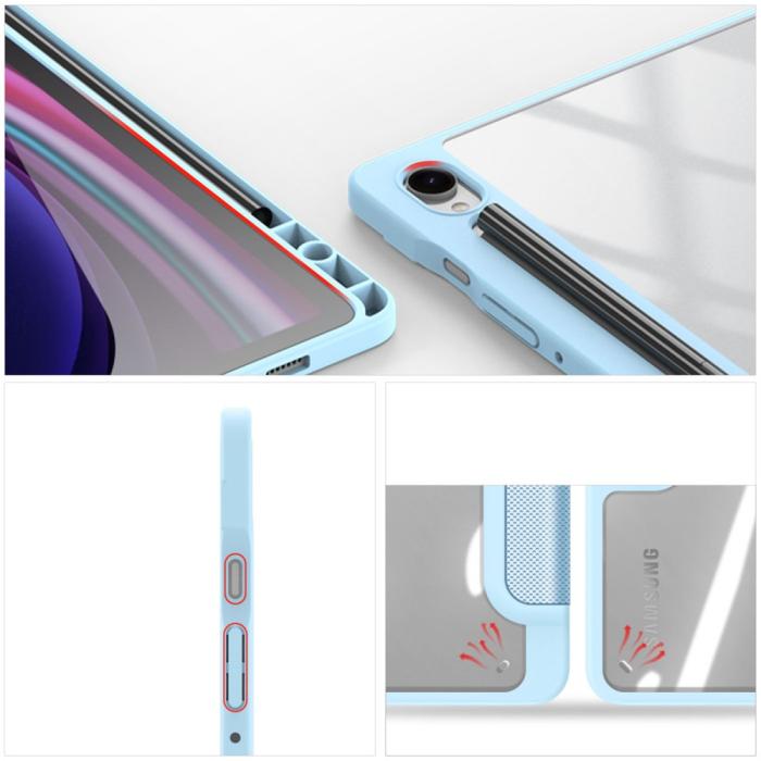 Bild 3, DUX DUCIS Galaxy Tab S9 FE Fodral TOBY Hybrid Blå