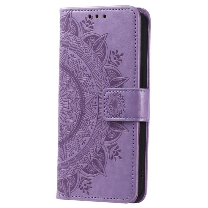 Bild 4, Xiaomi Redmi Note 12 4G Fodral Mandala Läder Lila