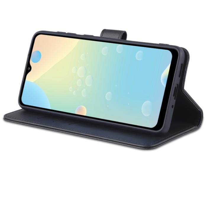 Bild 4, AZNS Samsung Galaxy A33 5G Fodral Läder Svart