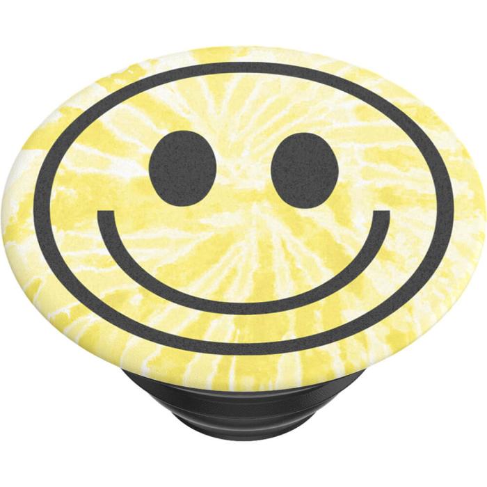 Bild 4, PopSockets Avtagbart Grip med Ställfunktion Tie Dye Smiley