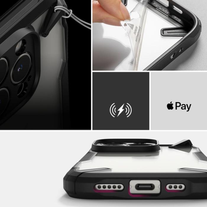 Bild 6, Ringke iPhone 16 Pro Skal Fusion X Svart