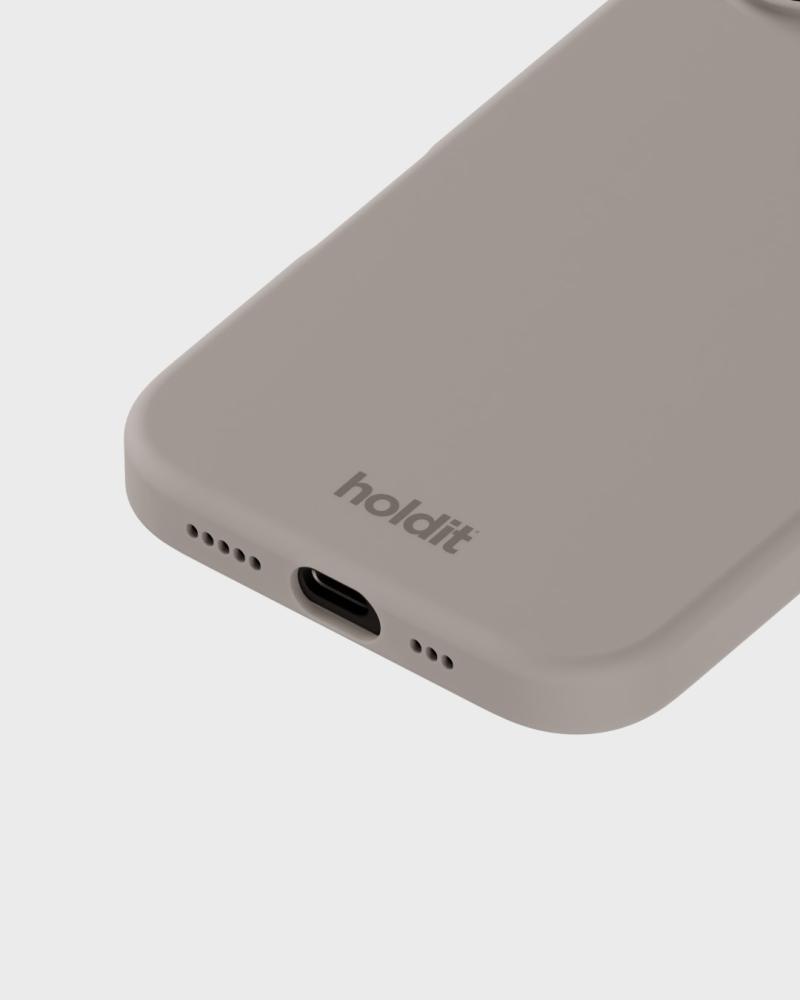 holdit iPhone 16 Mobilskal Silikon Taupe