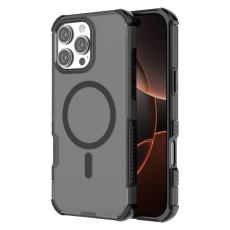 iPhone 16 Pro Max Skal MagSafe Shockproof Hybrid Svart
