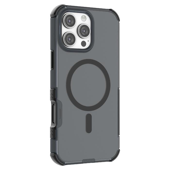Bild 2, iPhone 16 Pro Max Skal MagSafe Shockproof Hybrid Svart