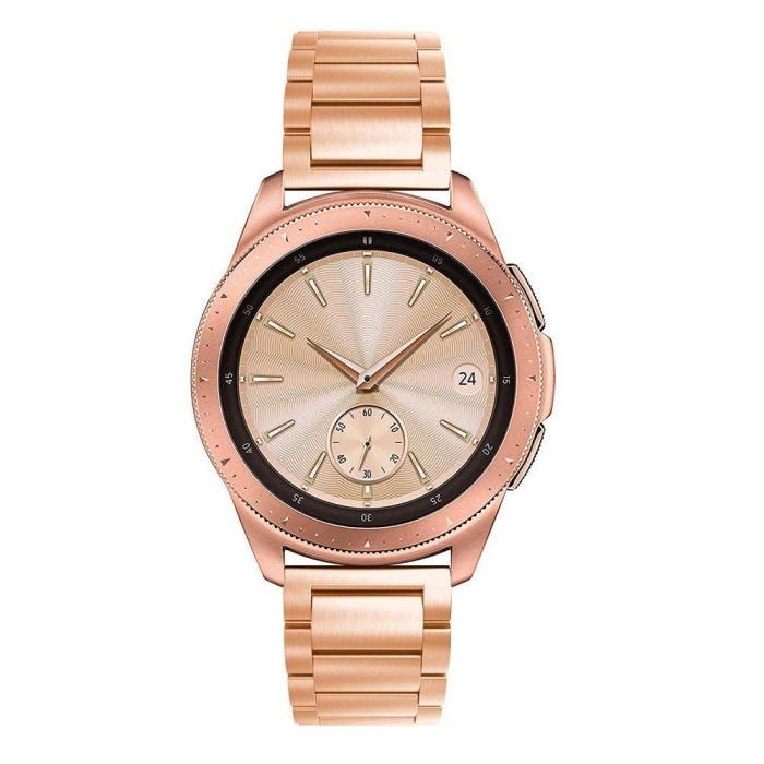 Bild 2, Tech-Protect Galaxy Watch 42 mm Armband Stainless Blush Gold