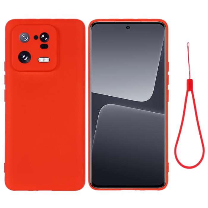 Bild 1, Xiaomi 13 Pro 5G Skal Liquid Silikon Röd