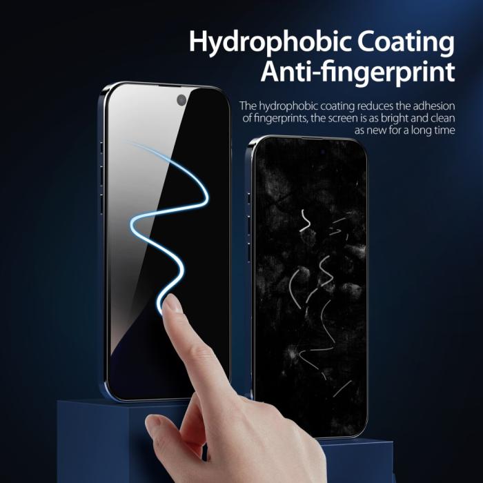 Bild 6, DUX DUCIS iPhone 16 Pro Skärmskydd Härdat Glas Privacy