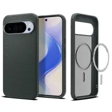 Spigen Google Pixel 10 Pro XL Skal MagSafe Liquid Air Abyss Green