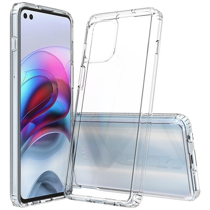 Bild 1, Motorola Moto G100 Skal Akryl/TPU Shockproof Transparent