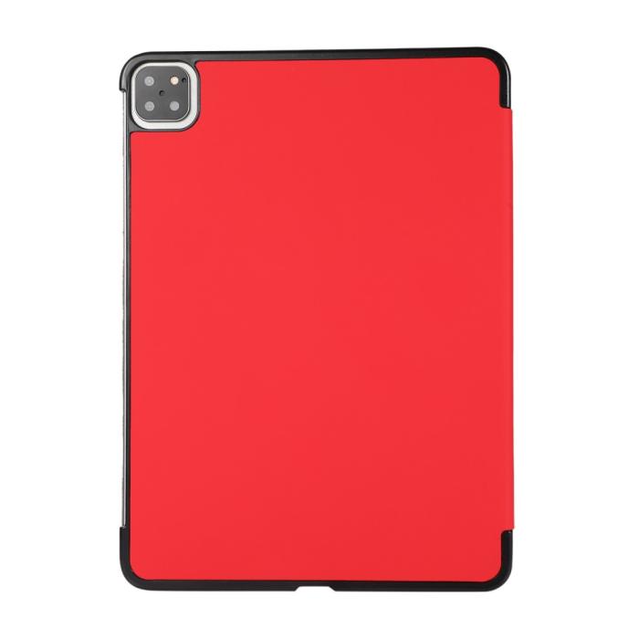 Bild 5, iPad Pro 11 (2018/2020/2021) - Tri-Fold Läder Fodral - Röd