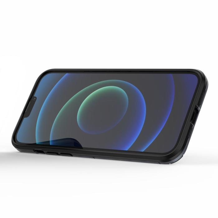 Bild 3, iPhone 13 Pro Max - Hybrid Ring Skal - Navy Blue