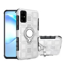 Samsung Galaxy S20 Ultra - Geometriskt Ring Skal - Silver