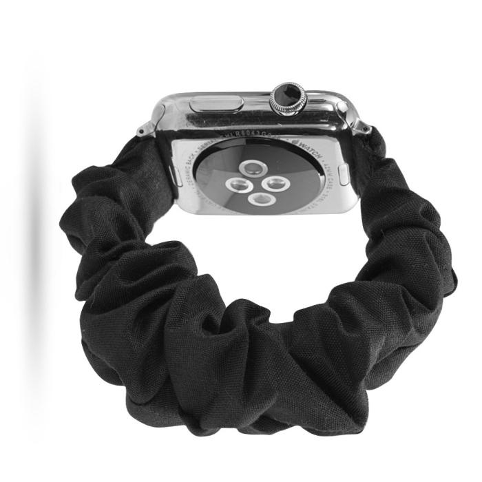 Bild 2, Scrunchie Black Armband Apple Watch 41/40/38 mm