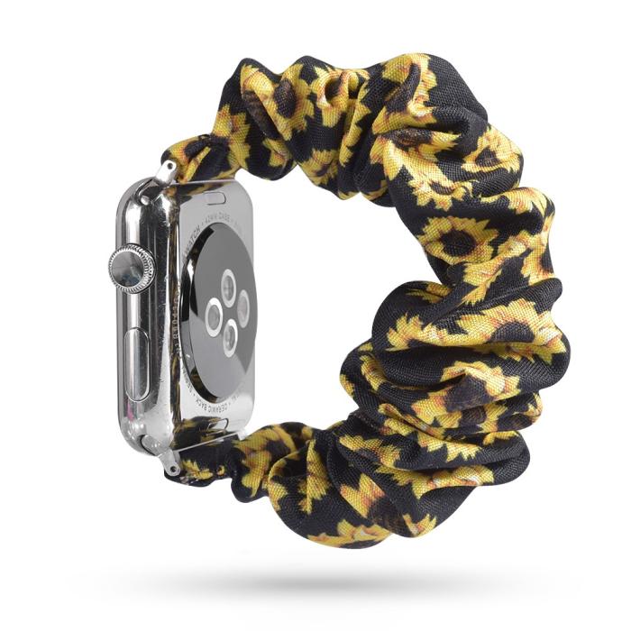 Bild 1, Scrunchie Sunflower Armband Apple Watch 42/41/40/38 mm