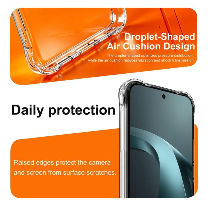 Bild 5, IMAK Xiaomi 17T Pro Skal TPU Shockproof Transparent