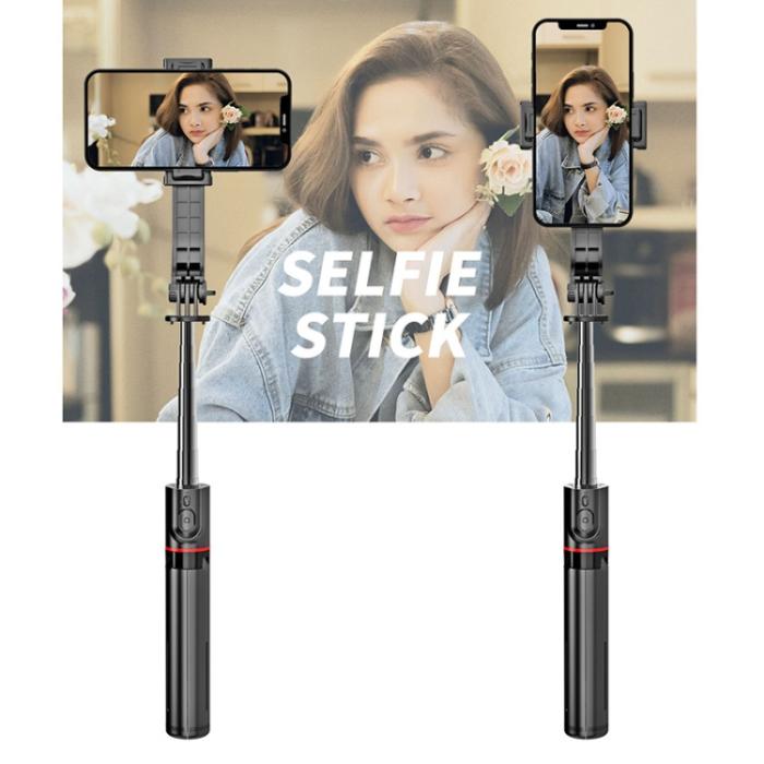 Bild 6, Bluetooth Selfiestick Tripod 113 cm Svart