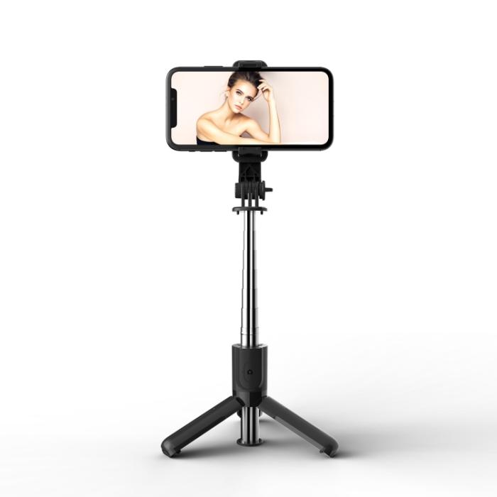 Bild 1, TriPod Selfie Stick Trådlös Bluetooth Svart