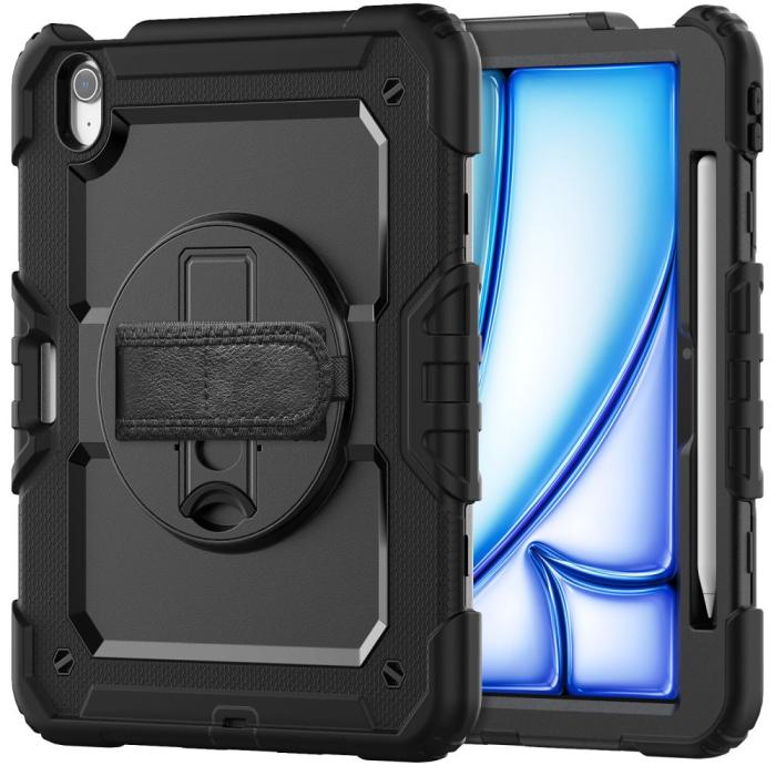 Bild 3, Tech-Protect iPad Air 11 2024 Fodral Solid360 Svart